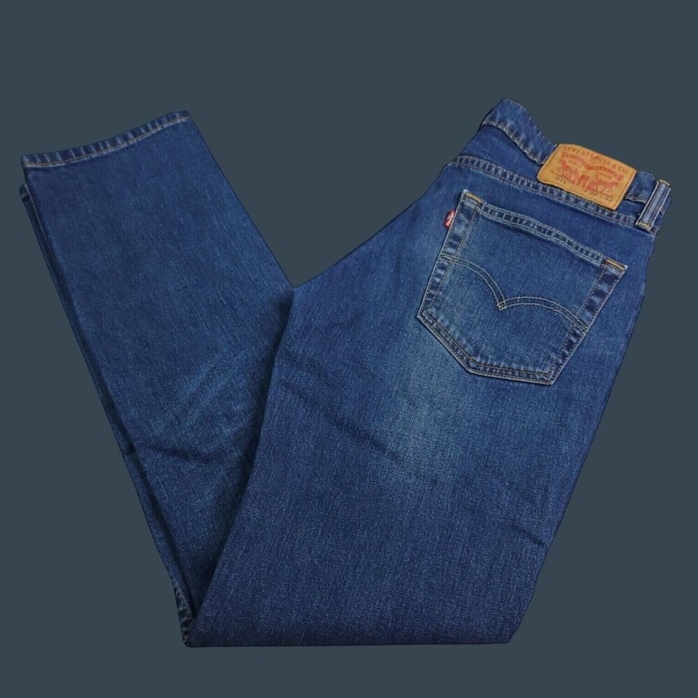 Levis Mens 511 Slim Fit Jeans 32 Medium Wash Straight Leg Stretch Comfort